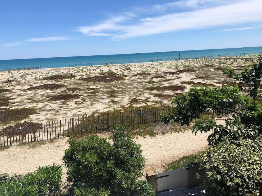Villa Face A La Mer Sur Le Sable 8 Clim A L'Etage 르발카레스 외부 사진